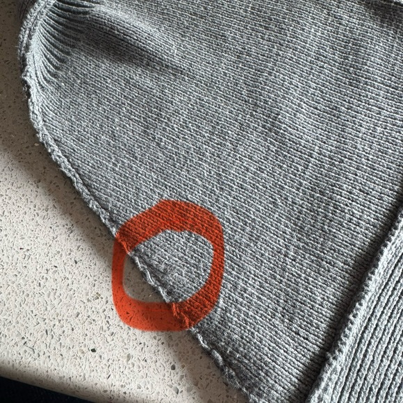 Zenana Ribbed Side-Slit Oversized Sweater sz S - Picture 7 of 7